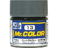 GSIクレオス Mr.カラー ニュートラルグレー (半光沢） (C-13）