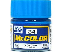 GSIクレオス Mr.カラー C-34 スカイブルー (光沢）