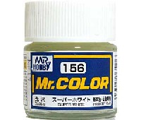 GSIクレオス Mr.カラー スーパーホワイト (光沢） (C-156）