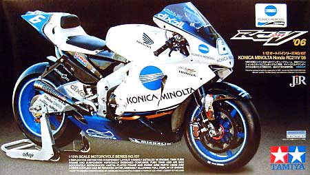 コニカミノルタ ホンダ RC211V 2006 プラモデル (タミヤ 1/12 オートバイシリーズ No.107) 商品画像