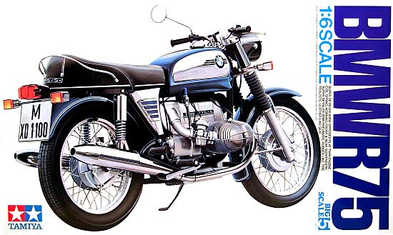 BMW R75/5 プラモデル (タミヤ 1/6 オートバイシリーズ No.005) 商品画像