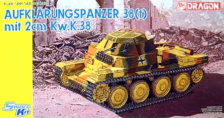 1 35 39 45 Series 38 ｔ 偵察戦車 2cm Kw K 38砲塔載型 スマートキット Dragon Models ドラゴン モデルズ