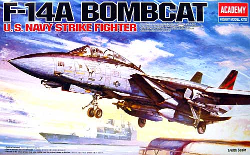 Ｆ-14A トムキャット (ボムキャット U.S. NAVY STRIKE FIGHTER） プラモデル (アカデミー 1/48 Scale Aircrafts No.12206) 商品画像