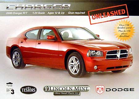 ダッジ チャージャー R/T 2006年 プラモデル (テスター 1/24 カーモデル No.5315) 商品画像