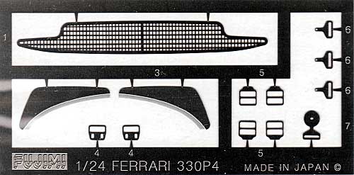 フェラーリ 330P4 1967年 ル・マン 24時間レース プラモデル (フジミ 1/24 ヒストリックレーシングカー シリーズ No.旧021) 商品画像_1