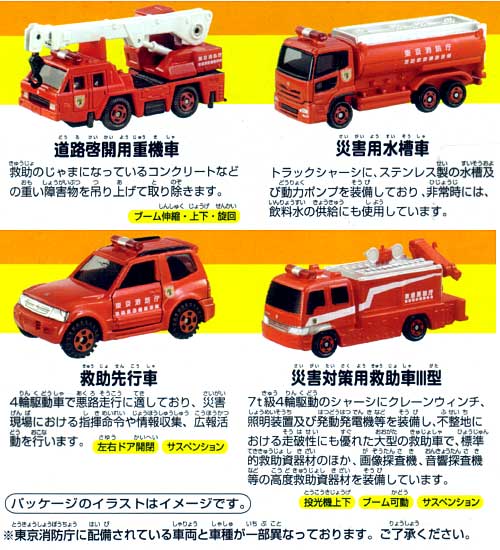 東京消防庁 ハイパーレスキュー隊 出動！ ミニカー (タカラトミー トミカギフト （BOX） No.742524) 商品画像_2