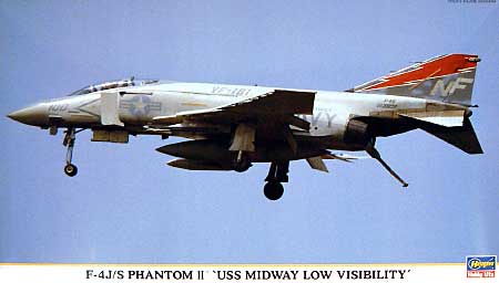 F-4J/S ファントム 2 ミッドウェイ ロービジ プラモデル (ハセガワ 1/72 飛行機 限定生産 No.00834) 商品画像