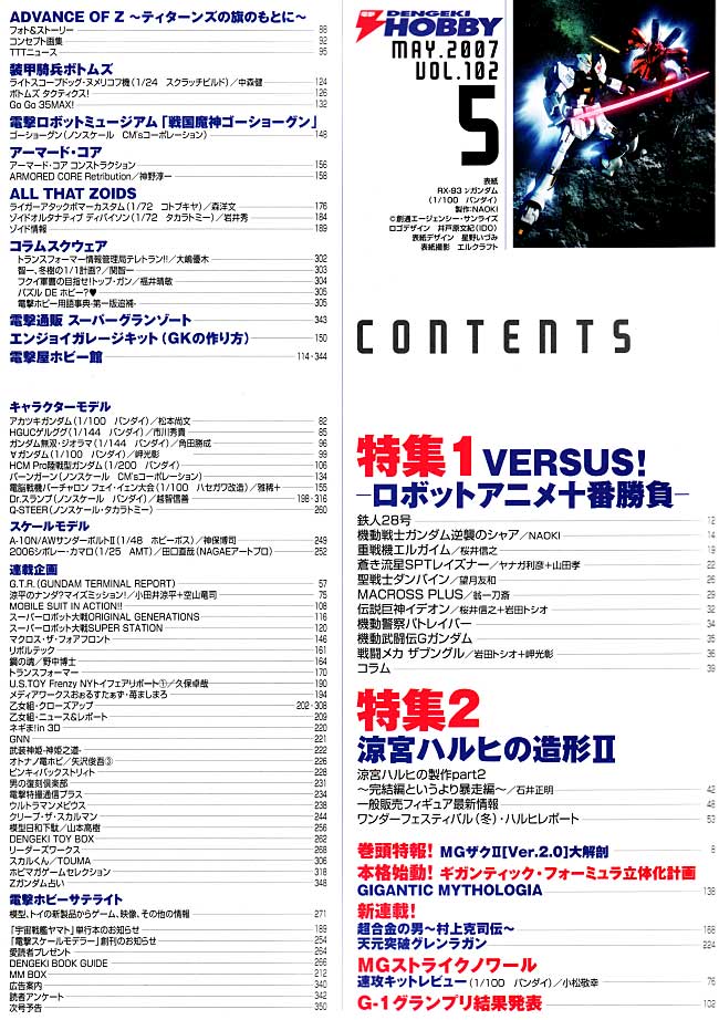 電撃ホビーマガジン 2007年5月号 雑誌 (アスキー・メディアワークス 月刊 電撃ホビーマガジン No.102) 商品画像_1