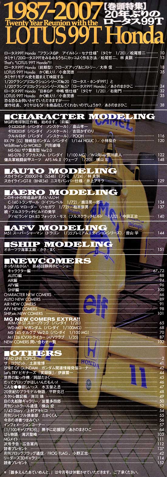 モデルグラフィックス 2007年8月号 雑誌 (大日本絵画 月刊 モデルグラフィックス No.273) 商品画像_1