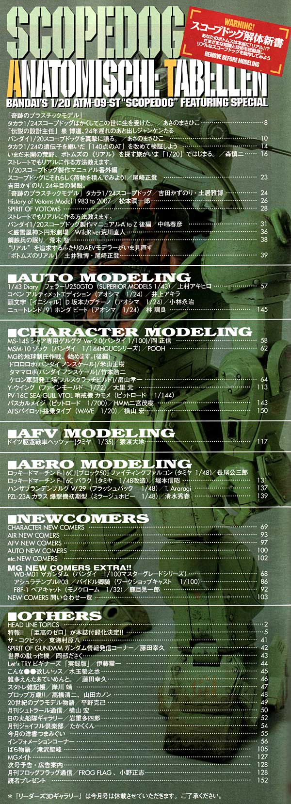 モデルグラフィックス 2007年9月号 雑誌 (大日本絵画 月刊 モデルグラフィックス No.274) 商品画像_1