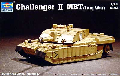 イギリス陸軍 チャレンジャー2 イラク戦争 プラモデル (トランペッター 1/72 AFVシリーズ No.07215) 商品画像