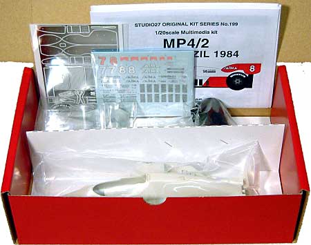 MP4/2 ブラジルGP 1984年 レジン (スタジオ27 F-1 オリジナルキット （スタンダードシリーズ） No.KF20199) 商品画像