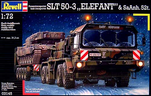 SLT 50-30 エレファント & SaAnh.52t プラモデル (レベル 1/72 ミリタリー No.03145) 商品画像