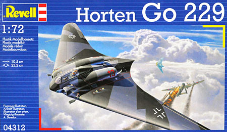 ホルテン Go229 プラモデル (レベル 1/72 飛行機 No.04312) 商品画像