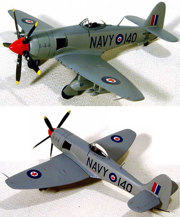 ホーカー シーフューリー FB.11 871SQN Royal Canadian Navy 1953 完成品 (ウイッティ・ウイングス 1/72 スカイ ガーディアン シリーズ （レシプロ機） No.74234) 商品画像_1