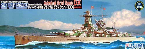 ドイツポケット戦艦 アドミラル グラフ シュペー DX (エッチングパーツ付） プラモデル (フジミ 1/700 シーウェイモデル （限定品） No.420264) 商品画像