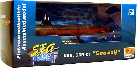 アメリカ海軍 SSN-21 シーウルフ 完成品 (イージーモデル 1/700 シーパワー シリーズ No.37302) 商品画像