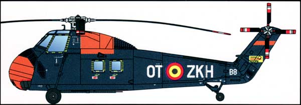 S-58A チョクトー ベルギー空軍 完成品 (イージーモデル 1/72 ウイングド エース （Winged Ace） No.37011) 商品画像_1