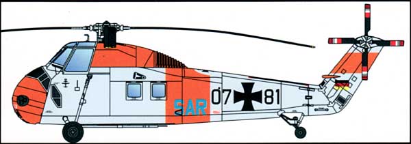 S-58A チョクトー 西ドイツ海軍 完成品 (イージーモデル 1/72 ウイングド エース （Winged Ace） No.37014) 商品画像_1