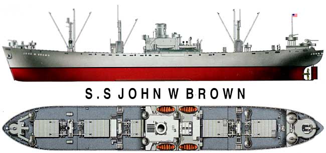 アメリカ海軍 リバティシップ SS ジョン・W・ブラウン プラモデル (トランペッター 1/350 艦船シリーズ No.05308) 商品画像_1