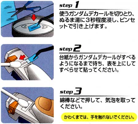 ガンダムデカール 第6弾 (No.31-36） セット デカール (バンダイ ガンダムデカール No.031～036) 商品画像_2