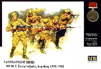 マスターボックス 1/35 ミリタリーミニチュア ソ連軍歩兵 1941-42年 (東部戦線シリーズ No.2）