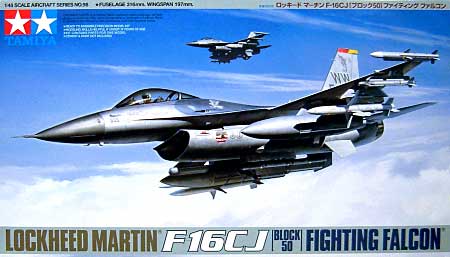 ロッキード マーチン F-16CJ ブロック50 ファイティングファルコン プラモデル (タミヤ 1/48 傑作機シリーズ No.098) 商品画像