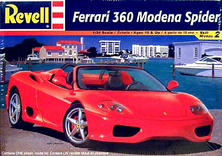 フェラーリ 360 モデナ スパイダー プラモデル (レベル カーモデル No.85-2365) 商品画像