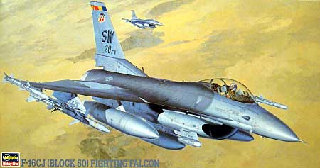 F-16CJ (ブロック50） ファイティング ファルコン プラモデル (ハセガワ 1/48 飛行機 Vシリーズ No.V010) 商品画像