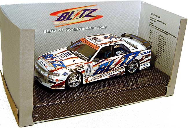 BLITZ ER34 2006年仕様 ミニカー (ホットワークスレーシングファクトリー 1/24 Ｄ1グランプリシリーズ No.HW24021B) 商品画像_1