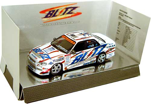 BLITZ ER34 2006年仕様 ミニカー (ホットワークスレーシングファクトリー 1/64 D1グランプリ シリーズ No.HW64001C) 商品画像_1