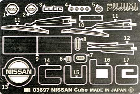 ニッサン キューブ SX リミテッド (Z11） エッチングパーツ付 プラモデル (フジミ 1/24 インチアップシリーズ （スポット） No.039) 商品画像_1