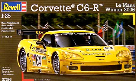 コルベット C6-R (ル・マン ウィナー 2006） プラモデル (レベル カーモデル No.07396) 商品画像