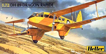 DH89 ドラゴン ラピッド プラモデル (エレール 1/72 エアーモデル No.80345) 商品画像