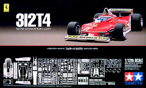 フェラーリ 312T4 1979年 チャンピオンカー (エッチングパーツ付） プラモデル (タミヤ 1/12 ビッグスケールシリーズ No.035) 商品画像