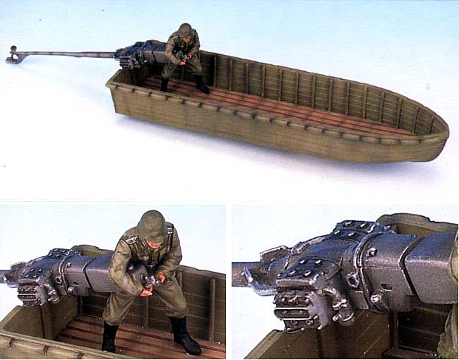 WW2 ドイツ 突撃船艇 w/ 突撃工兵(パイオニア) プラモデル (ドラゴン 1/35 '39-45' Series No.6108) 商品画像_1