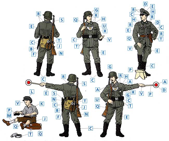 ドイツ パトロール兵 (1939-42） プラモデル (ICM 1/35 ミリタリービークル・フィギュア No.35561) 商品画像_2