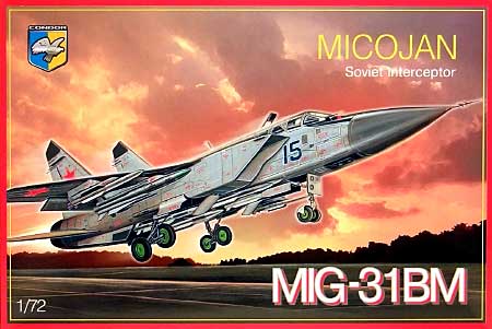 Mig-31BM フォックスハウンド迎撃機 プラモデル (コンドル 1/72 航空機モデル No.07204) 商品画像