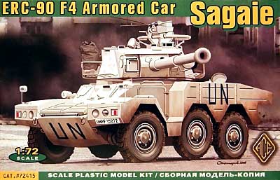 パナール ERC-90 F4 サゲー 戦闘偵察車 プラモデル (エース 1/72 ミリタリー No.72415) 商品画像