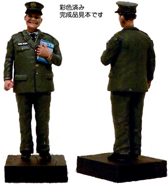 男性自衛官 (常装夏服） レジン (紙でコロコロ 1/35 TROOPS ＆ PEOPLES No.1-35-014) 商品画像_2