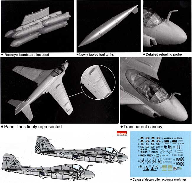 A-6E イントルーダー デザート・ストーム プラモデル (ドラゴン 1/144 ウォーバーズ （プラキット） No.4588) 商品画像_1