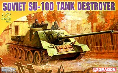 SU-100 駆逐戦車 プラモデル (ドラゴン 1/72 ARMOR PRO (アーマープロ) No.7208) 商品画像