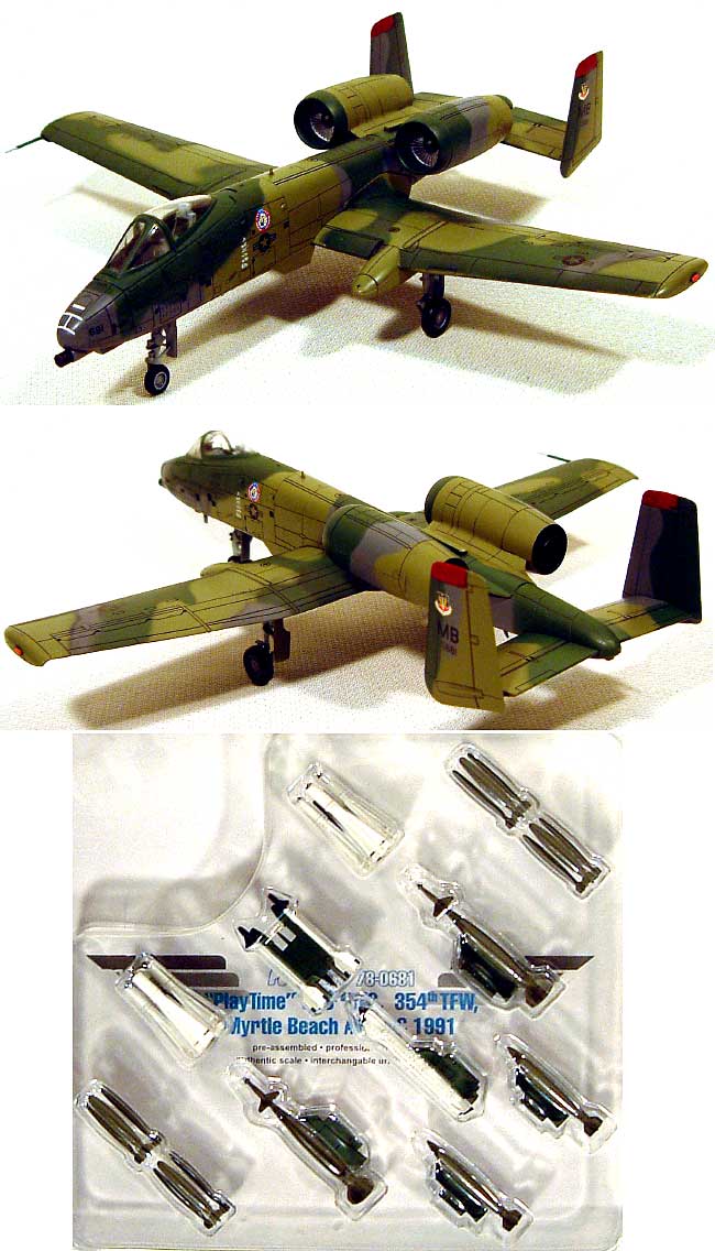 A-10A サンダーボルト 2 プレイタイム 完成品 (ホビーマスター 1/72 エアパワー シリーズ （ジェット） No.HA1301) 商品画像_1