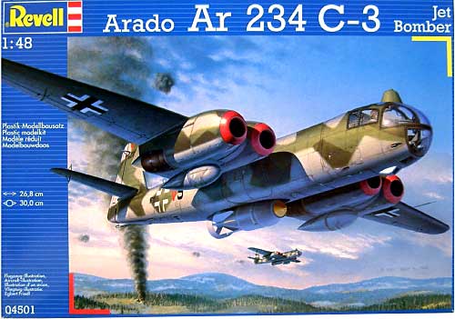 アラド Ar234C-3 プラモデル (レベル 1/48 飛行機モデル No.04501) 商品画像
