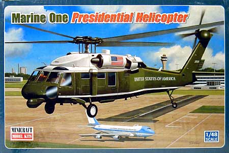 UH-60 マリンワン 大統領専用機 プラモデル (ミニクラフト 1/48 航空機プラスチックモデルキット No.11642) 商品画像