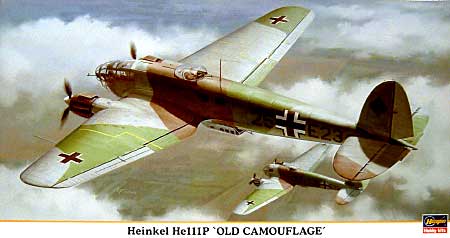 ハインケル He111P オールドカムフラージュ プラモデル (ハセガワ 1/72 飛行機 限定生産 No.00847) 商品画像