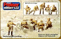 プライザー 1/72 精密プラ製フィギュア ドイツ陸軍対戦車砲チーム (5体/WW2）