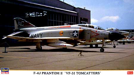 F-4J ファントム 2 VF-31 トムキャッターズ プラモデル (ハセガワ 1/72 飛行機 限定生産 No.00858) 商品画像