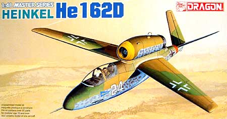 ハインケル He162D プラモデル (ドラゴン 1/48 Master Series No.5552) 商品画像