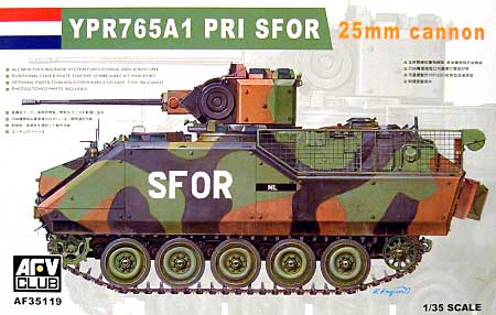 YPR765A1 PRI SFOR (平和安定化軍） プラモデル (AFV CLUB 1/35 AFV シリーズ No.AF35119) 商品画像